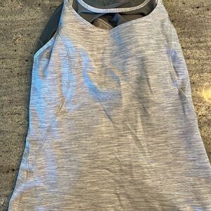 Lululemon yoga tank with in built sports bra, Size 10